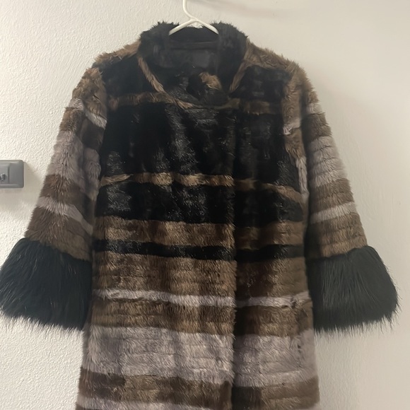 Vintage ADRIENNE LANDAU Fox Fur Jacket - Picture 4 of 15